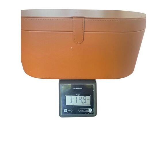 Dyson Airwrap Leather Hair Dryer Case Brown Storage Accessories- Box Only - Picture 2 of 15